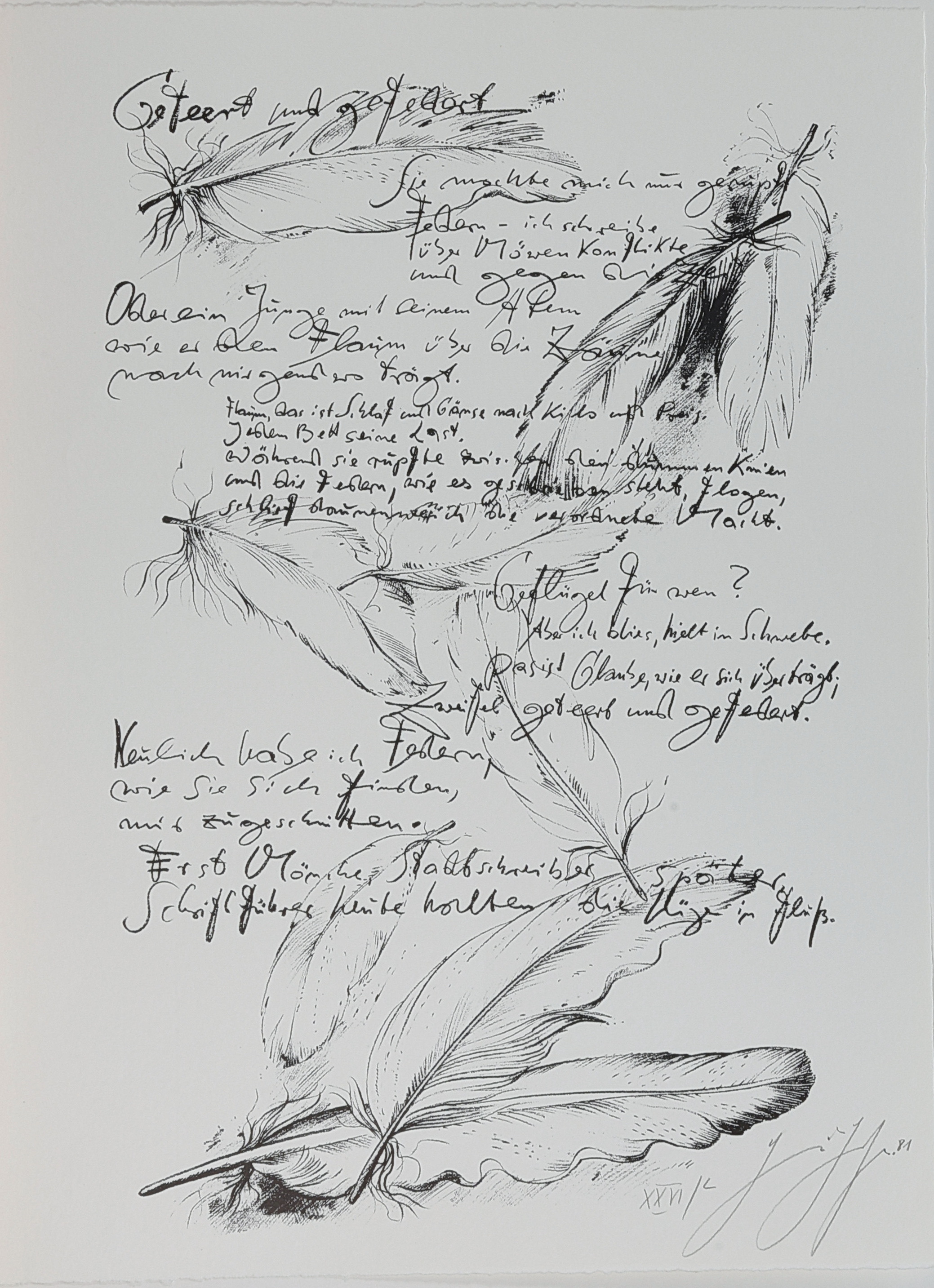 GRASS, GÜNTER, 1927 Danzig - 2015 Lübeck