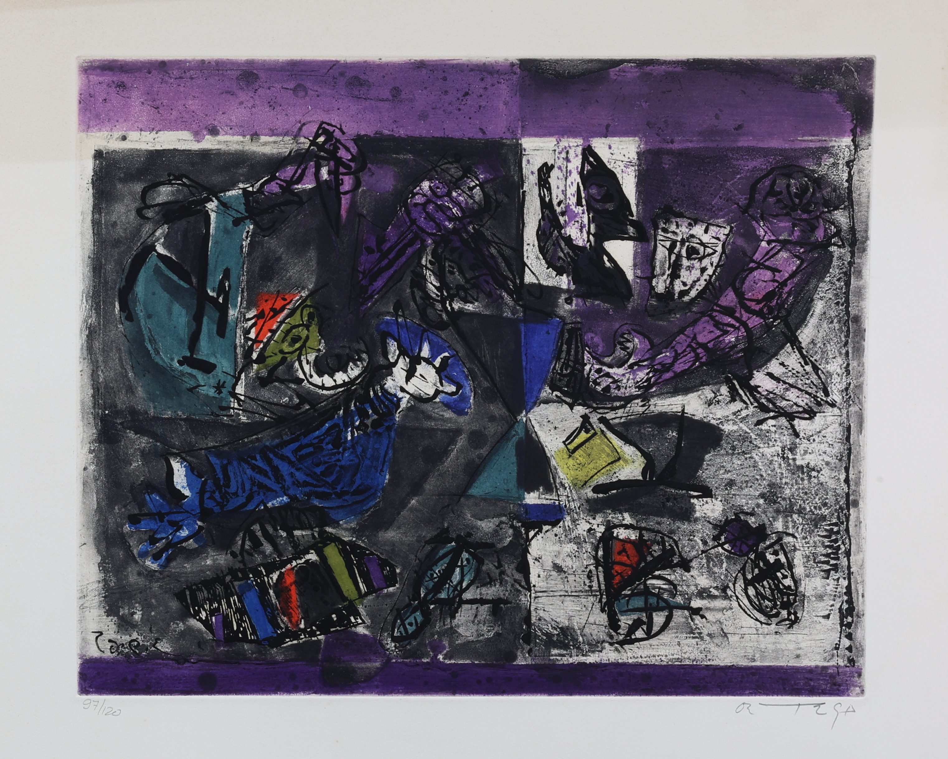 ORTEGA, JOSÉ, 1921 Arroba des La Montes/Spanien - 1990 Paris