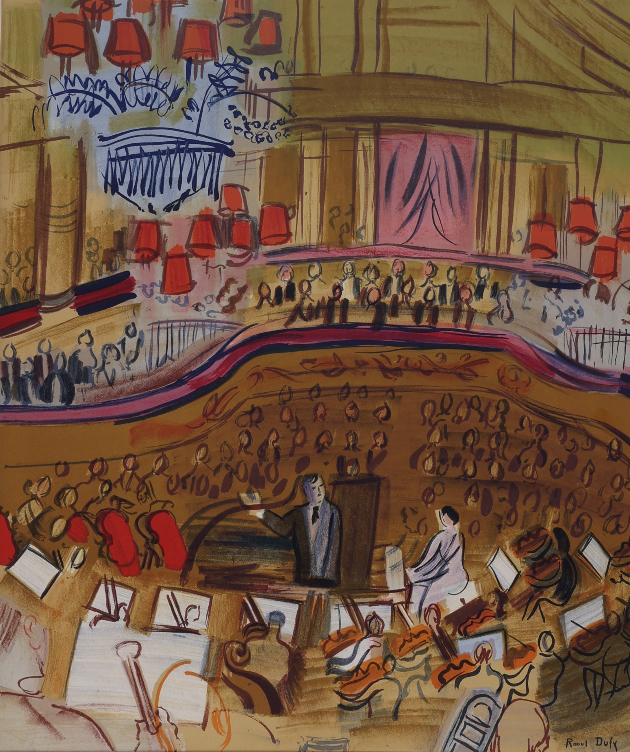  DUFY, RAOUL, 1872 Le Havre - 1953 Forqualier