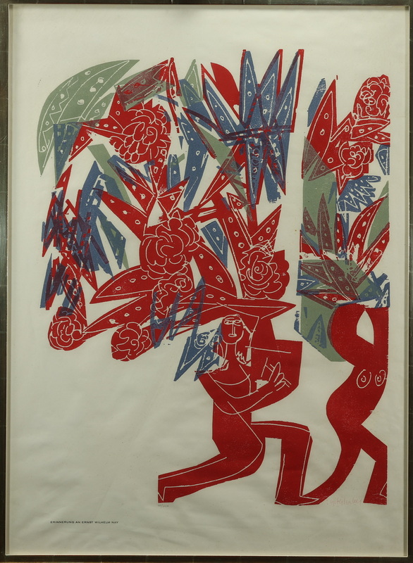 GRIESHABER, H.A.P., 1909 Achalm - 1981 Rot ü. d. Rot