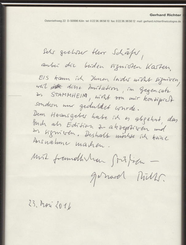 RICHTER, GERHARD, 1932 Dresden - in Köln tätig