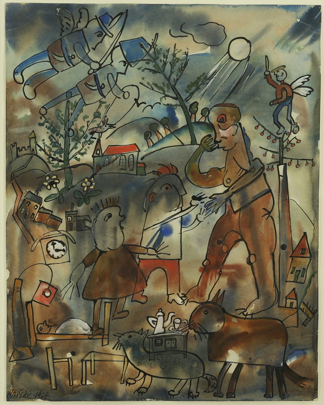 RILKE, HANS, 1891 Rheydt - 1946 Düsseldorf