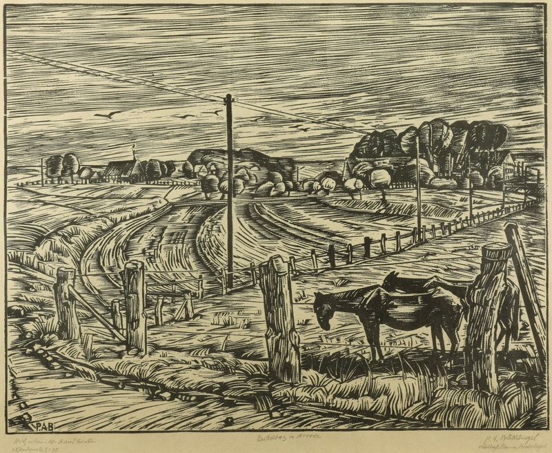 BÖCKSTIEGEL, PETER AUGUST, 1889 Arrode/Werther - 1951 Arrode/Westfalen